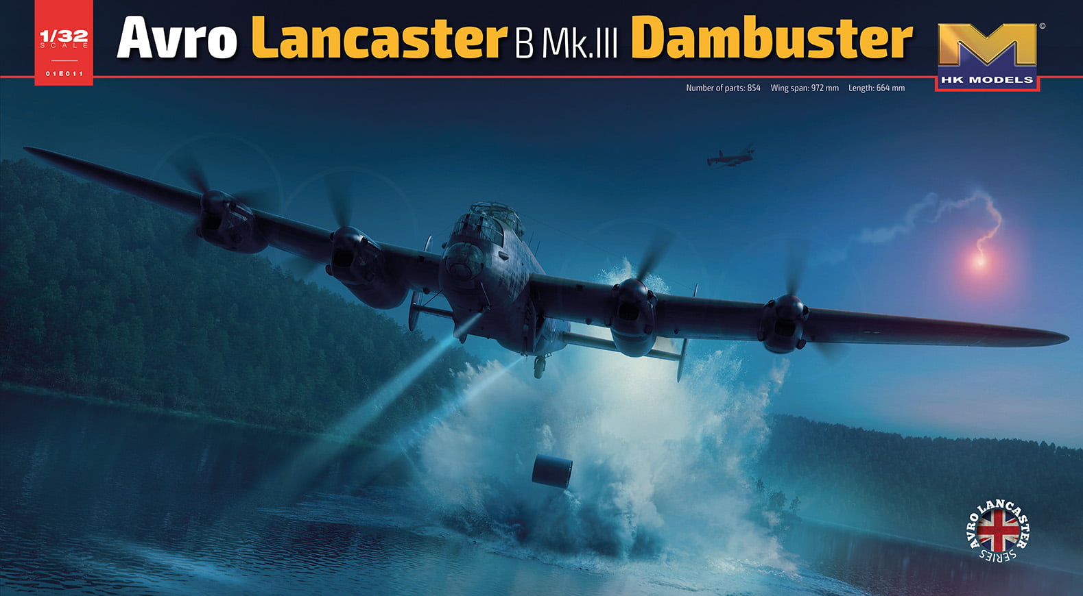 HK Models Avro Lancaster B Mk.III Dambuster - HK Models Avro Lancaster B Mk.III Dambuster Kit - HK01E11